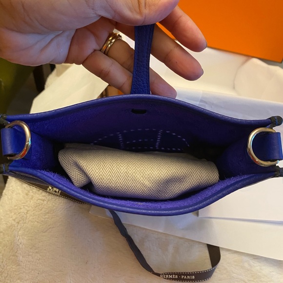 Box Fresh Hermes Evelyne tPM Blue Electrique - Picture 3 of 8